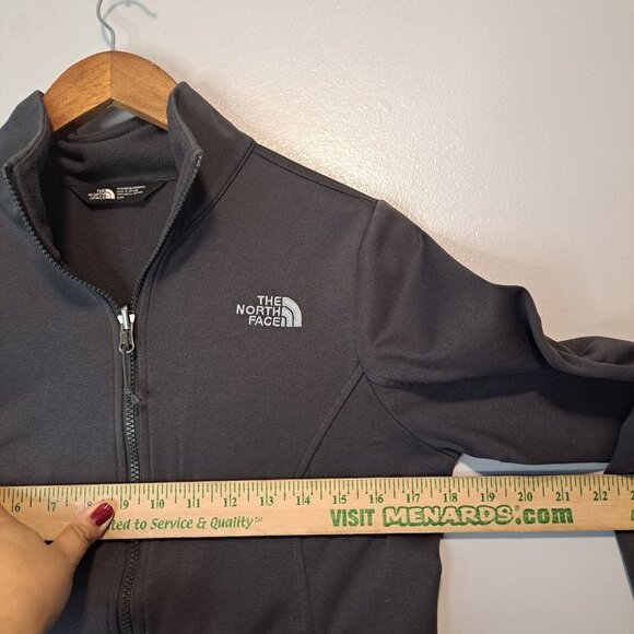 The North Face Women Small Fleece Lightweigth Jacket Gray Color Full Zip - Picture 10 of 11